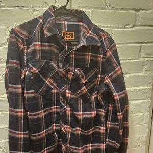 Rock Revival Button Down Flannel. Size S